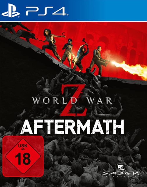 World War Z Aftermath box art for Playstation 4